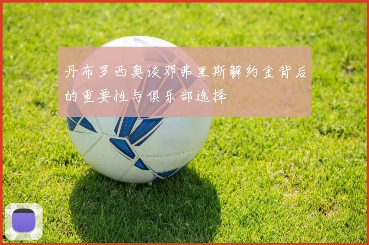 丹布罗西奥谈邓弗里斯解约金背后的重要性与俱乐部选择